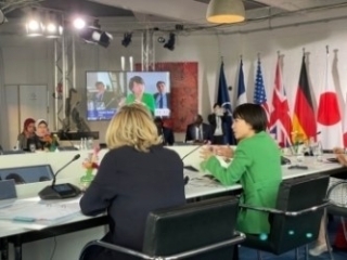 Participation de la ministre déléguée auprès du ministre des Affaires étrangères SUZUKI à la réunion des ministres du développement du G7 et à la réunion conjointe des ministres du développement et de la Santé du G7