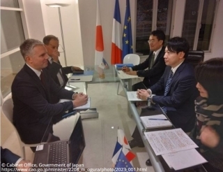 Déplacement en France de M. OGURA, ministre délégué auprès du Premier ministre, chargé de l'Egalité des Sexes, des Mesures de Lutte contre la Dénatalité, des Politiques de l'Enfance, de la Cohésion sociale, de l'Autonomisation des Femmes, des Mesures de Lutte contre l'Isolement et la Solitude